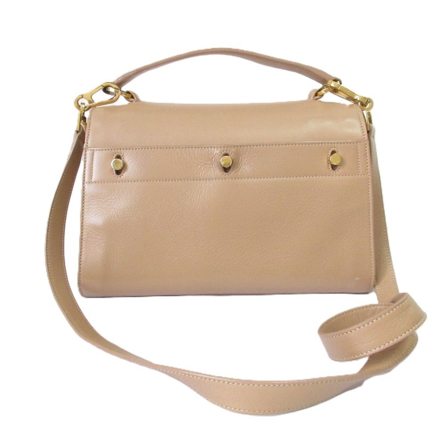 Saint Laurent Brown Leather Muse Ii