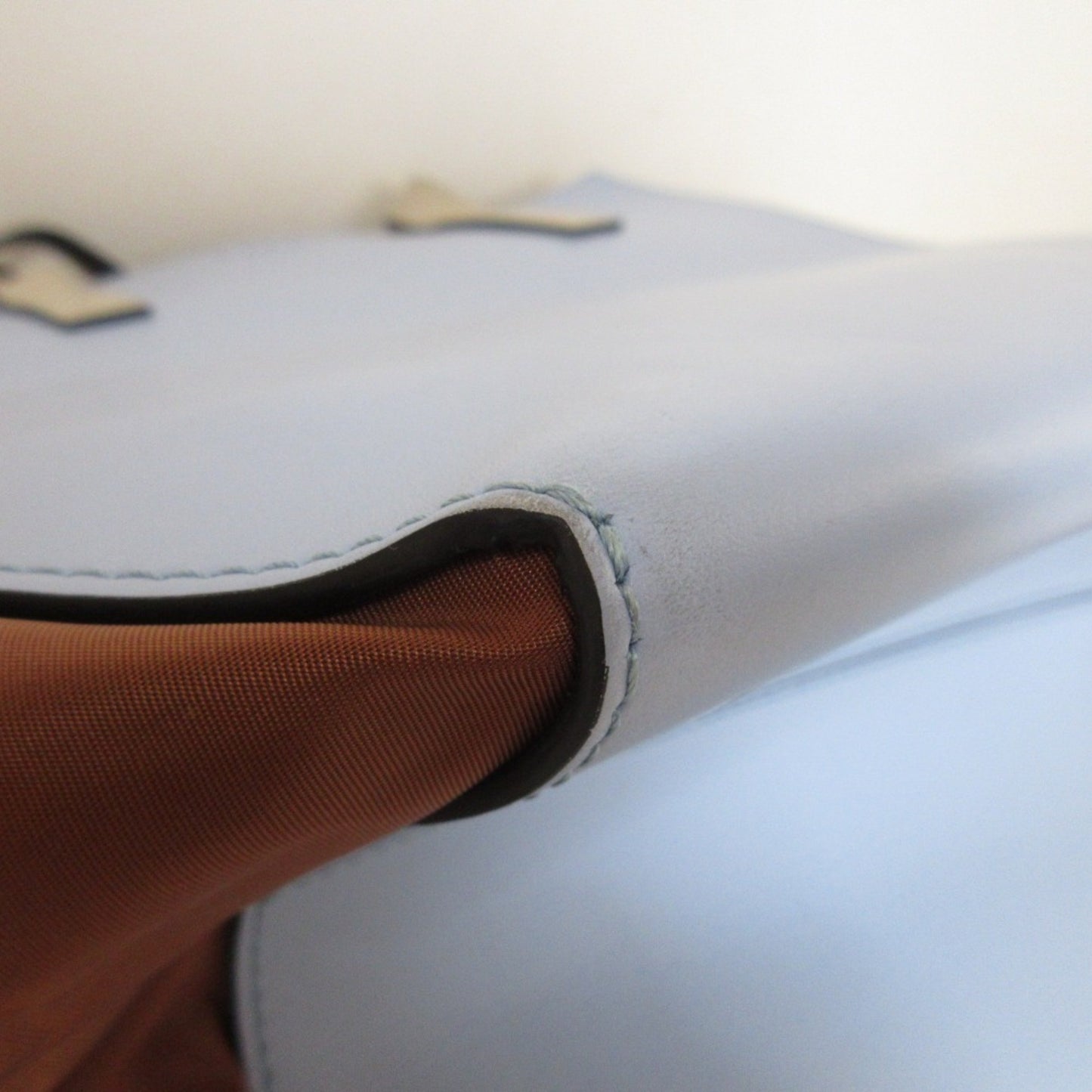 Marni Blue Leather Tote