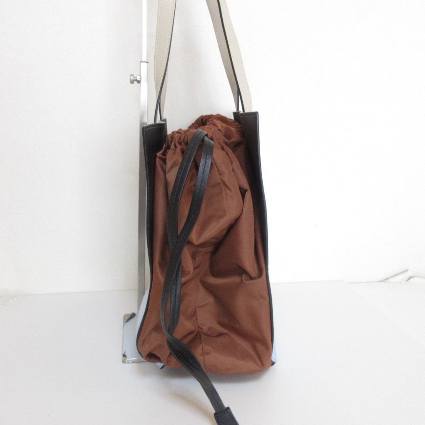 Marni Blue Leather Tote