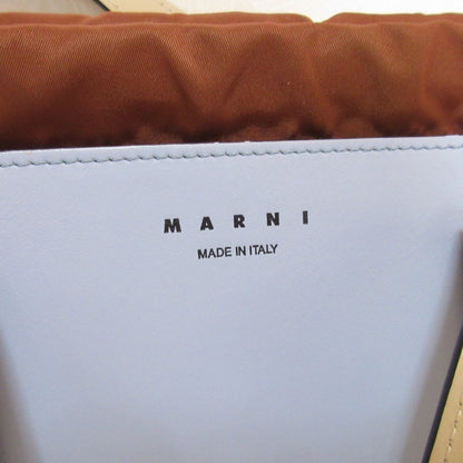 Marni Blue Leather Tote