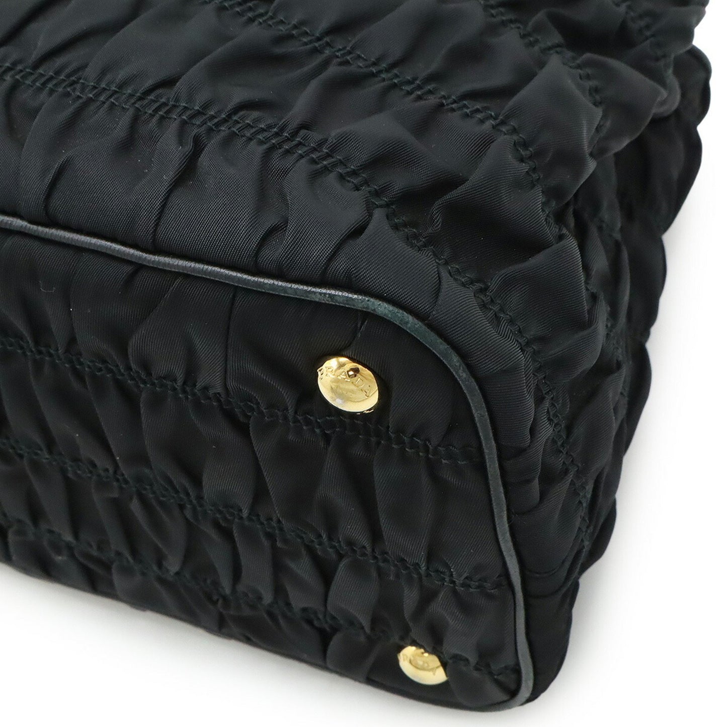 Prada Black Nylon Gaufre