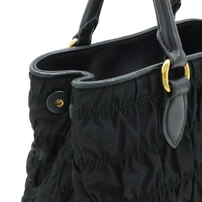 Prada Black Nylon Gaufre