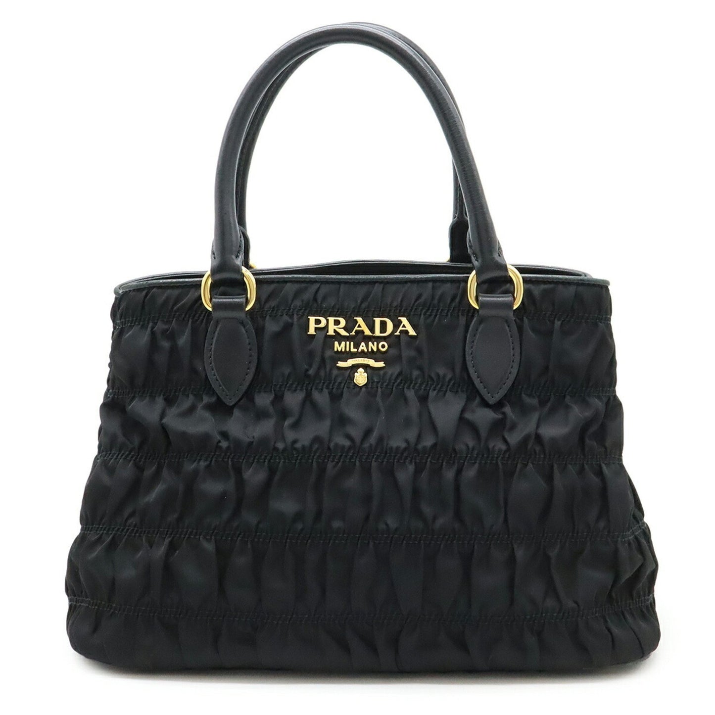Prada Black Nylon Gaufre