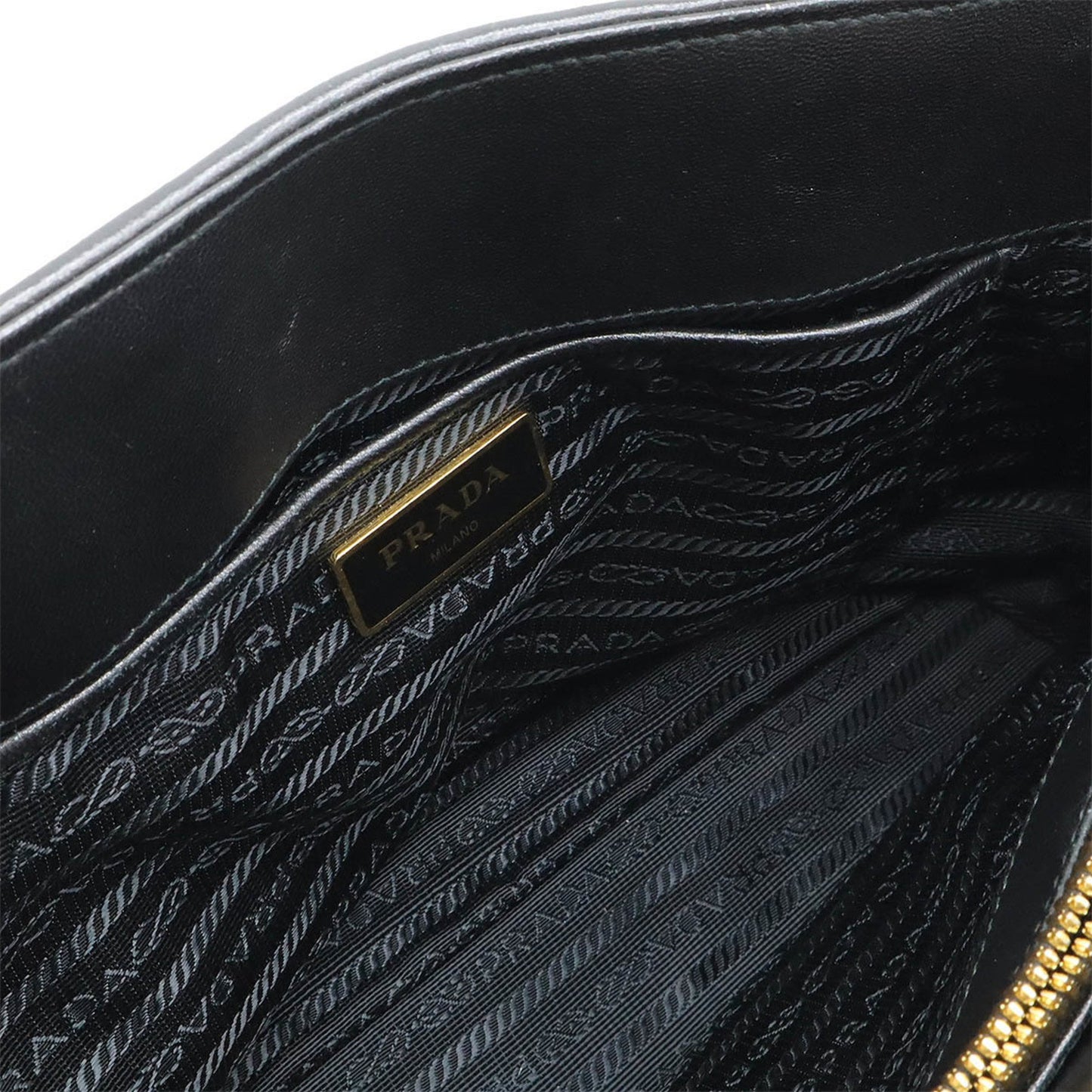 Prada Black Nylon Gaufre