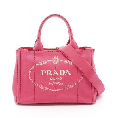 Prada Pink Canvas Canapa