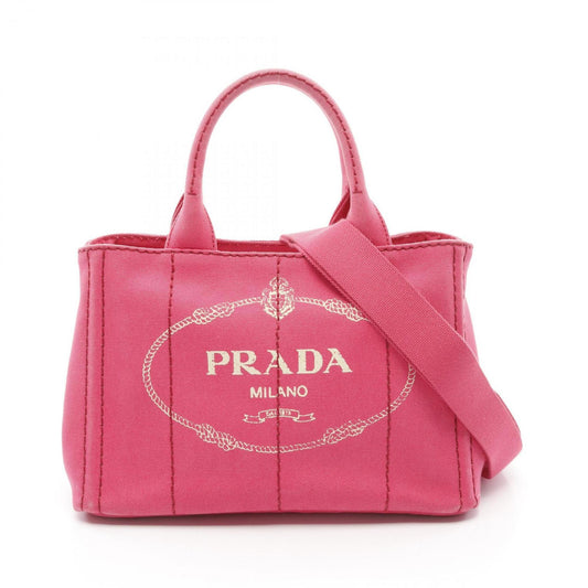 Prada Pink Canvas Canapa