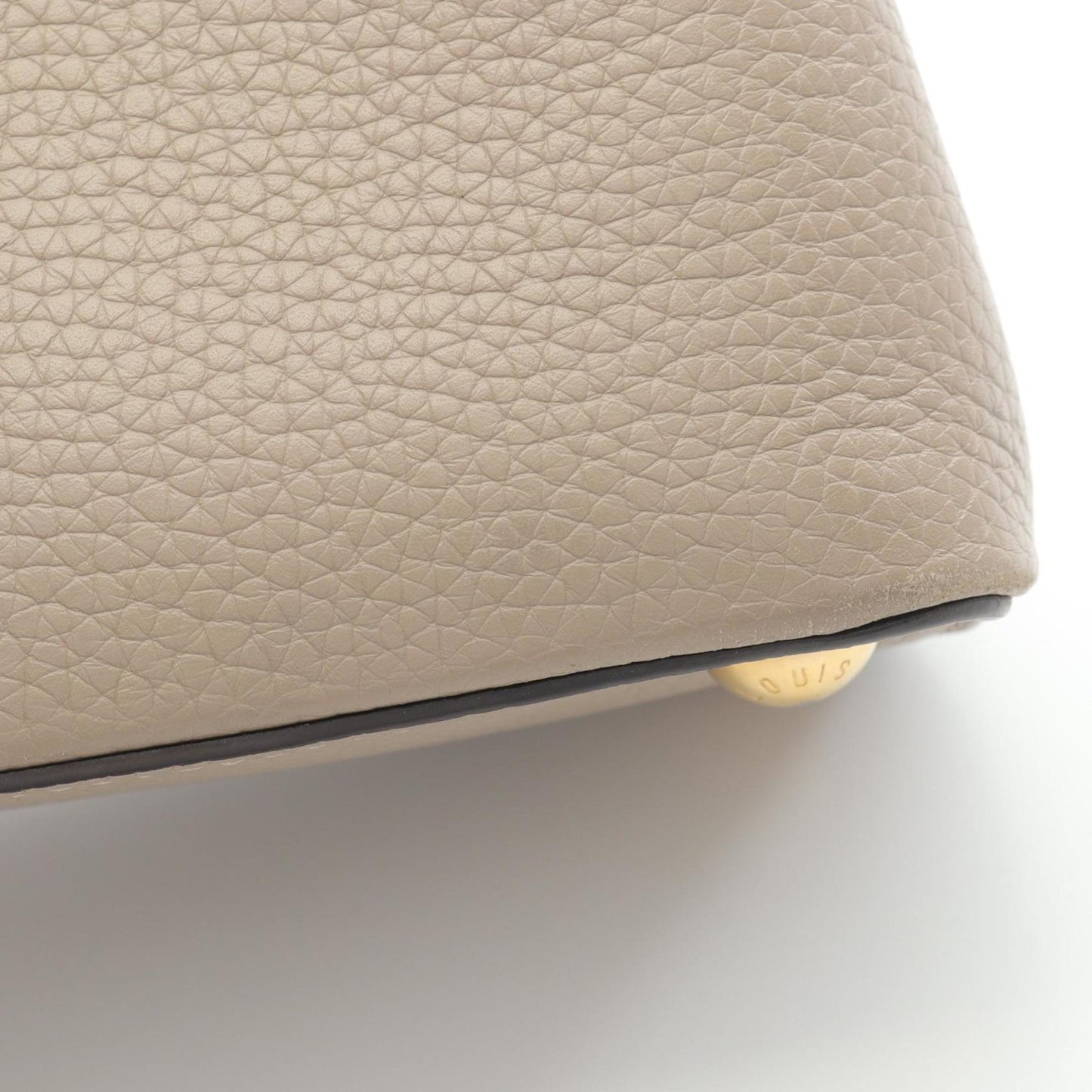 Louis Vuitton Brown Leather Capucines