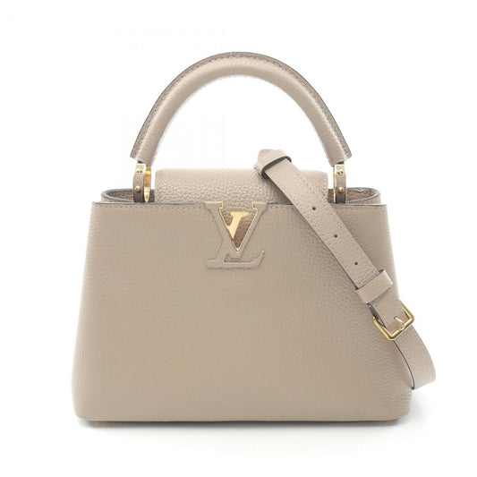 Louis Vuitton Brown Leather Capucines