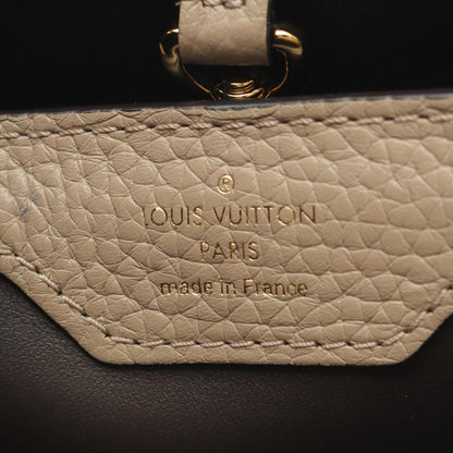 Louis Vuitton Brown Leather Capucines