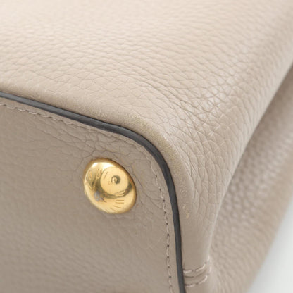 Louis Vuitton Brown Leather Capucines