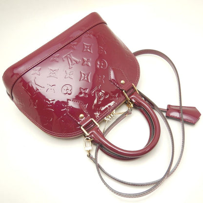 Louis Vuitton Red Patent Leather Alma Bb
