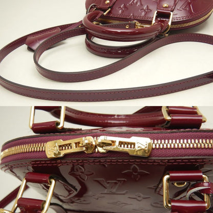 Louis Vuitton Red Patent Leather Alma Bb