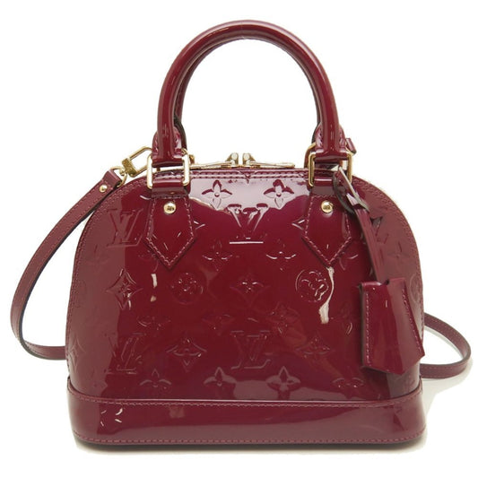 Louis Vuitton Red Patent Leather Alma Bb