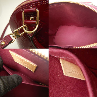 Louis Vuitton Red Patent Leather Alma Bb