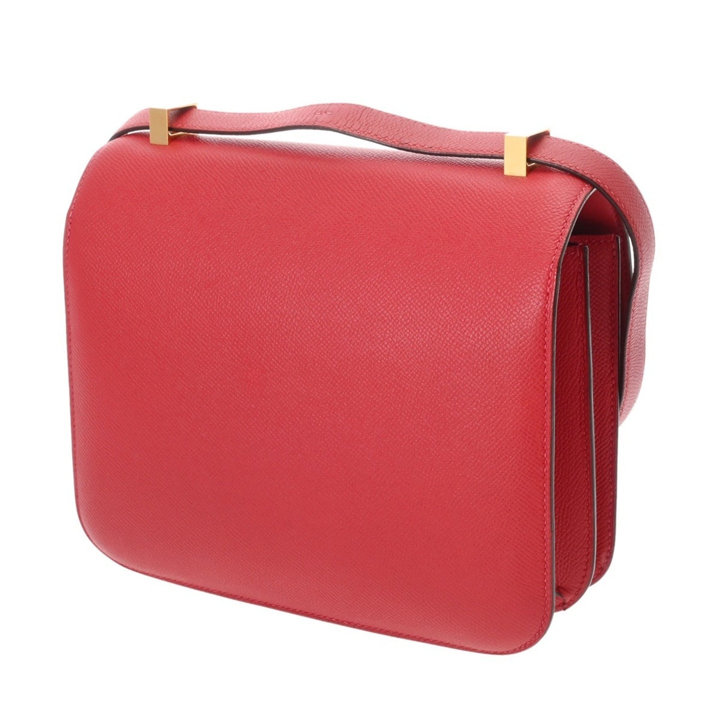 Hermès Red Leather Constance 23