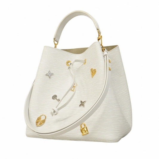 Louis Vuitton White Silver Néonoé