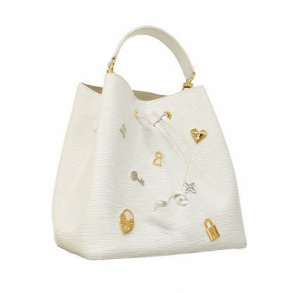 Louis Vuitton White Silver Néonoé