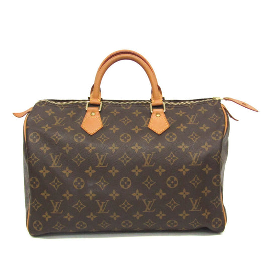 Louis Vuitton Brown Canvas Speedy 35