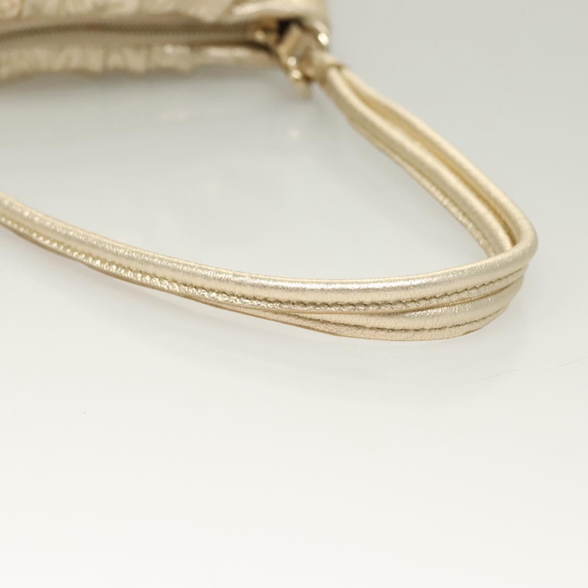 Bally Gold Leather Shoulder
