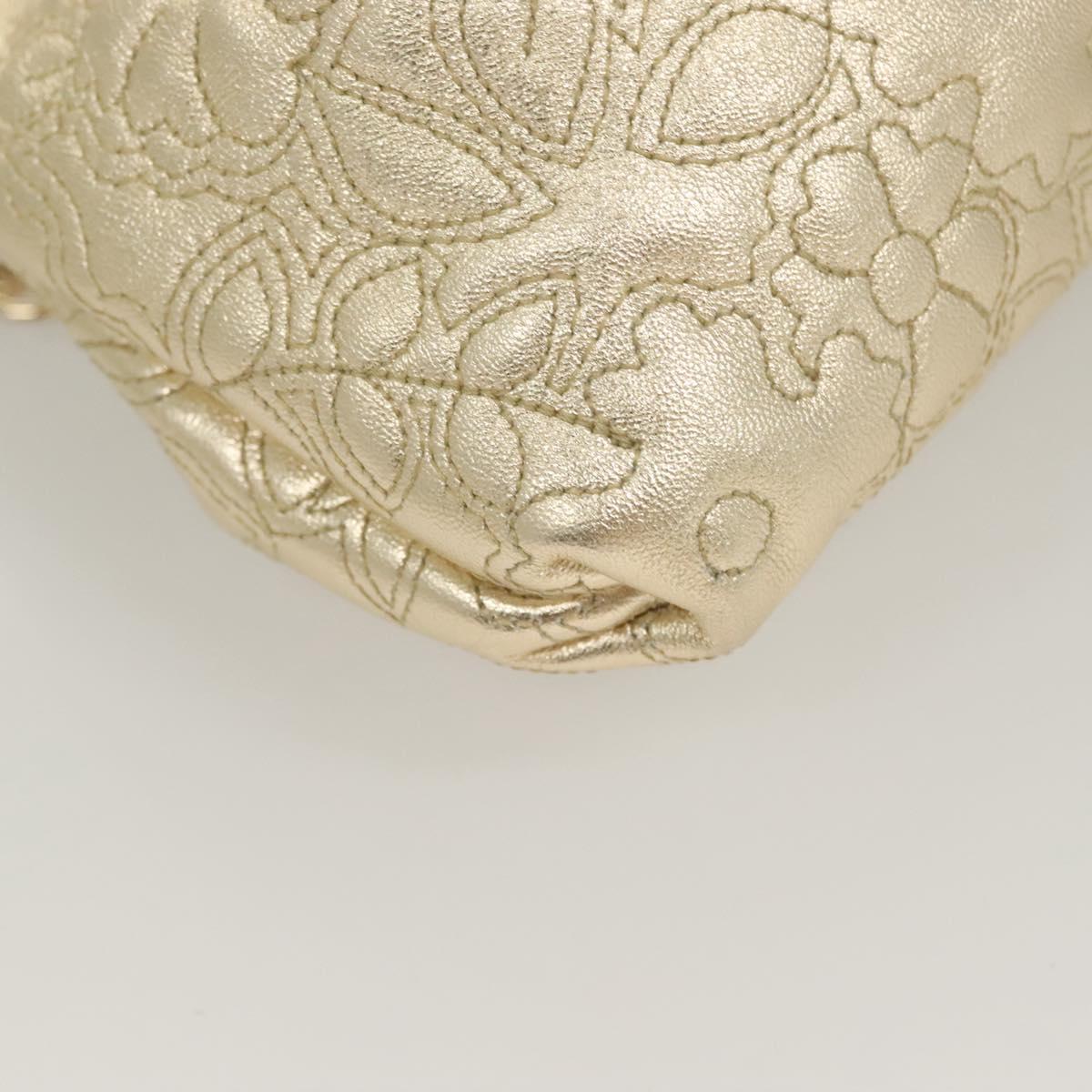 Bally Gold Leather Shoulder