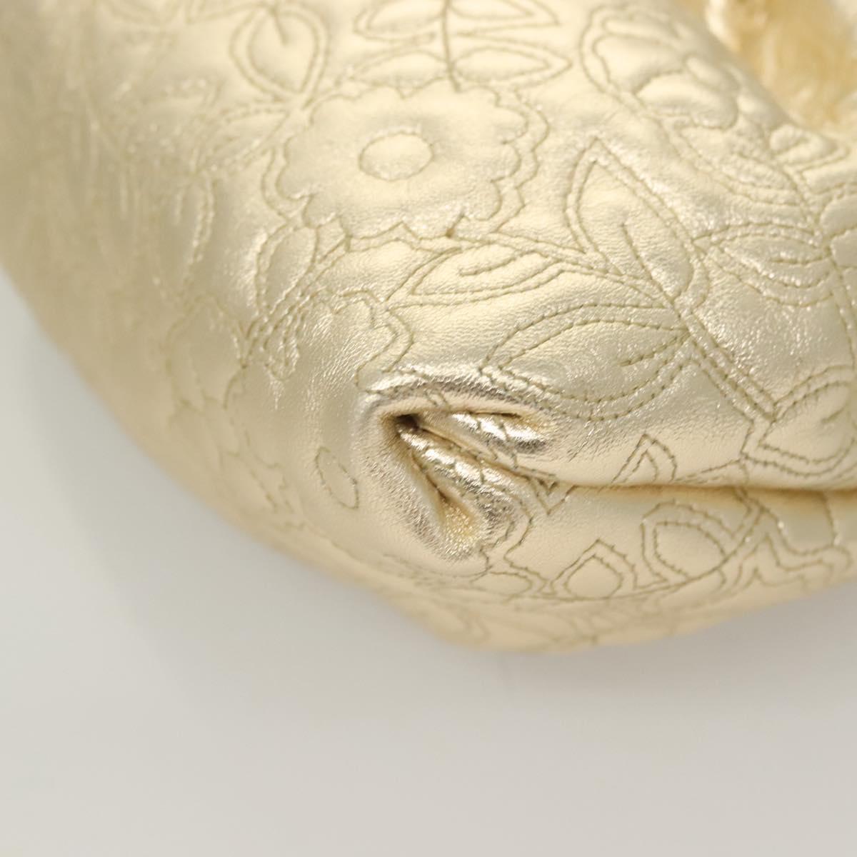Bally Gold Leather Shoulder