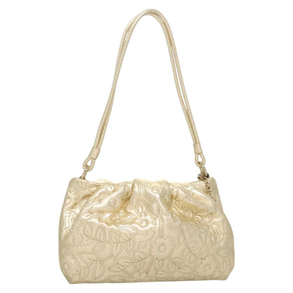 Bally Gold Leather Shoulder