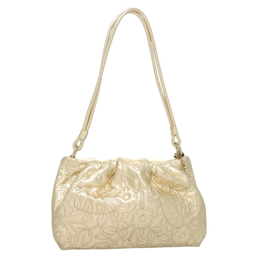 Bally Gold Leather Shoulder