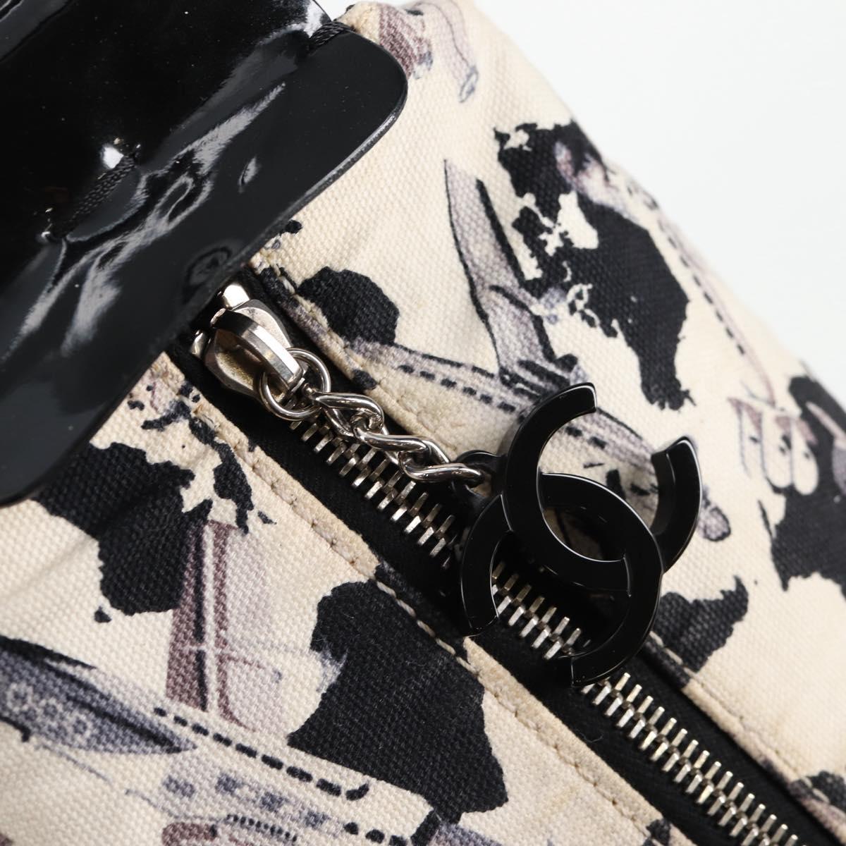 Chanel White Canvas -