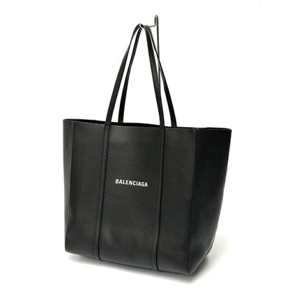 Balenciaga Black Leather Cabas
