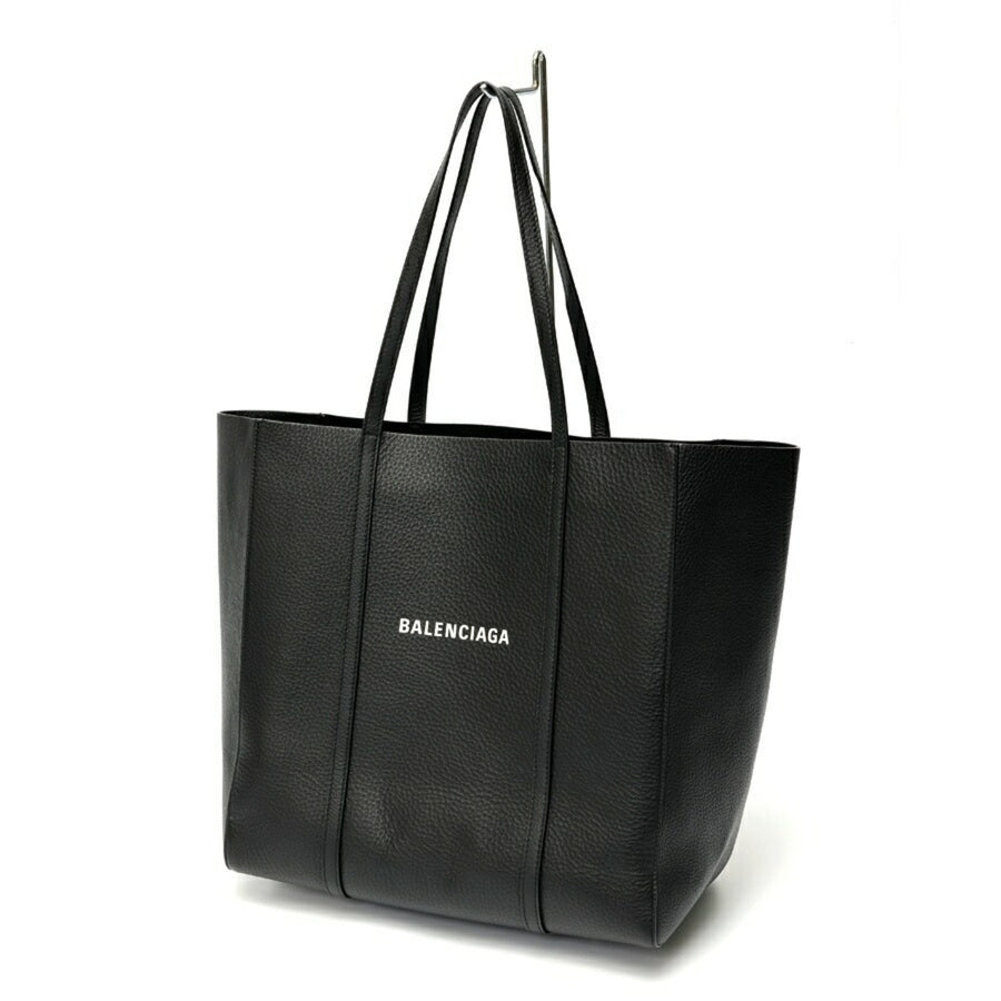 Balenciaga Black Leather Cabas