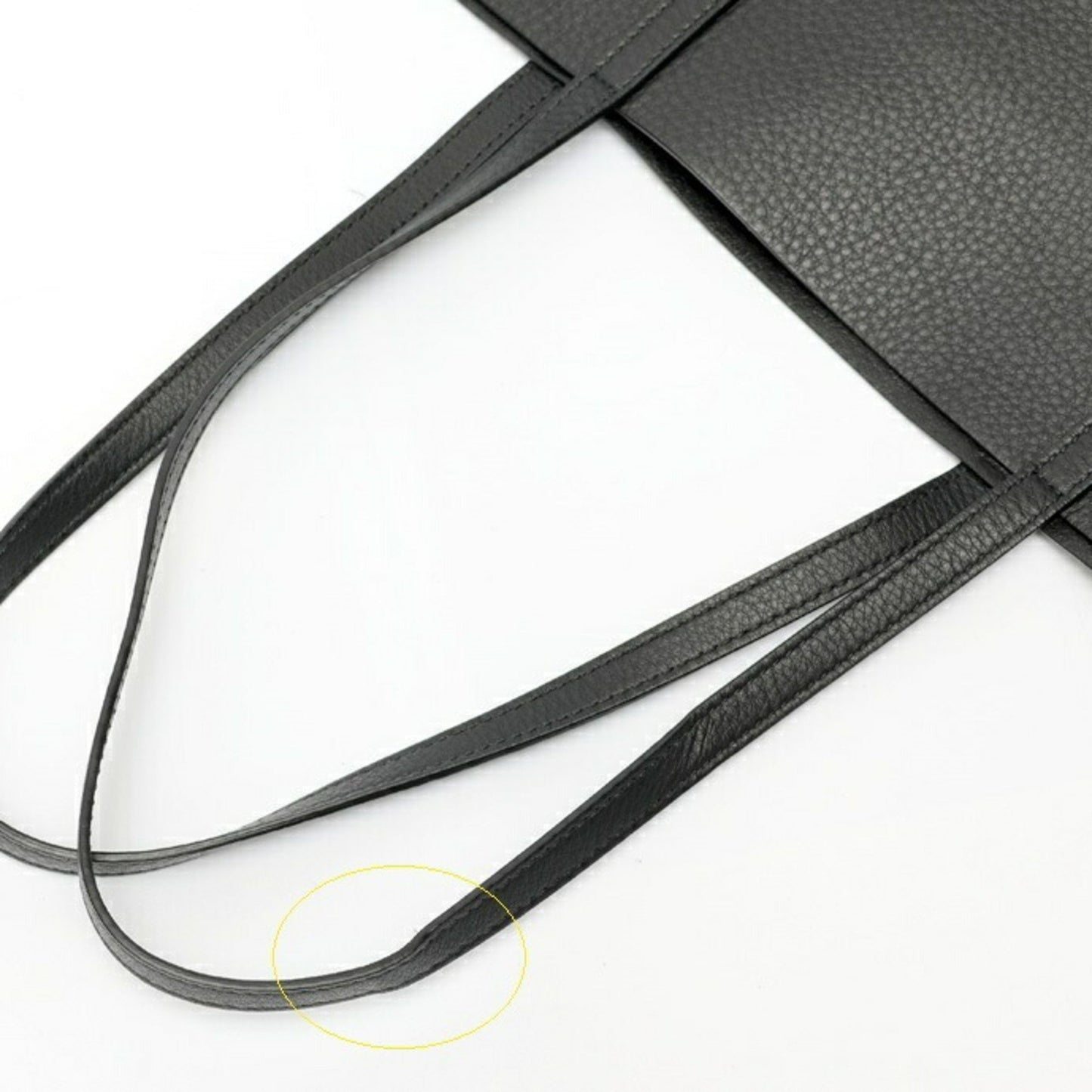 Balenciaga Black Leather Cabas