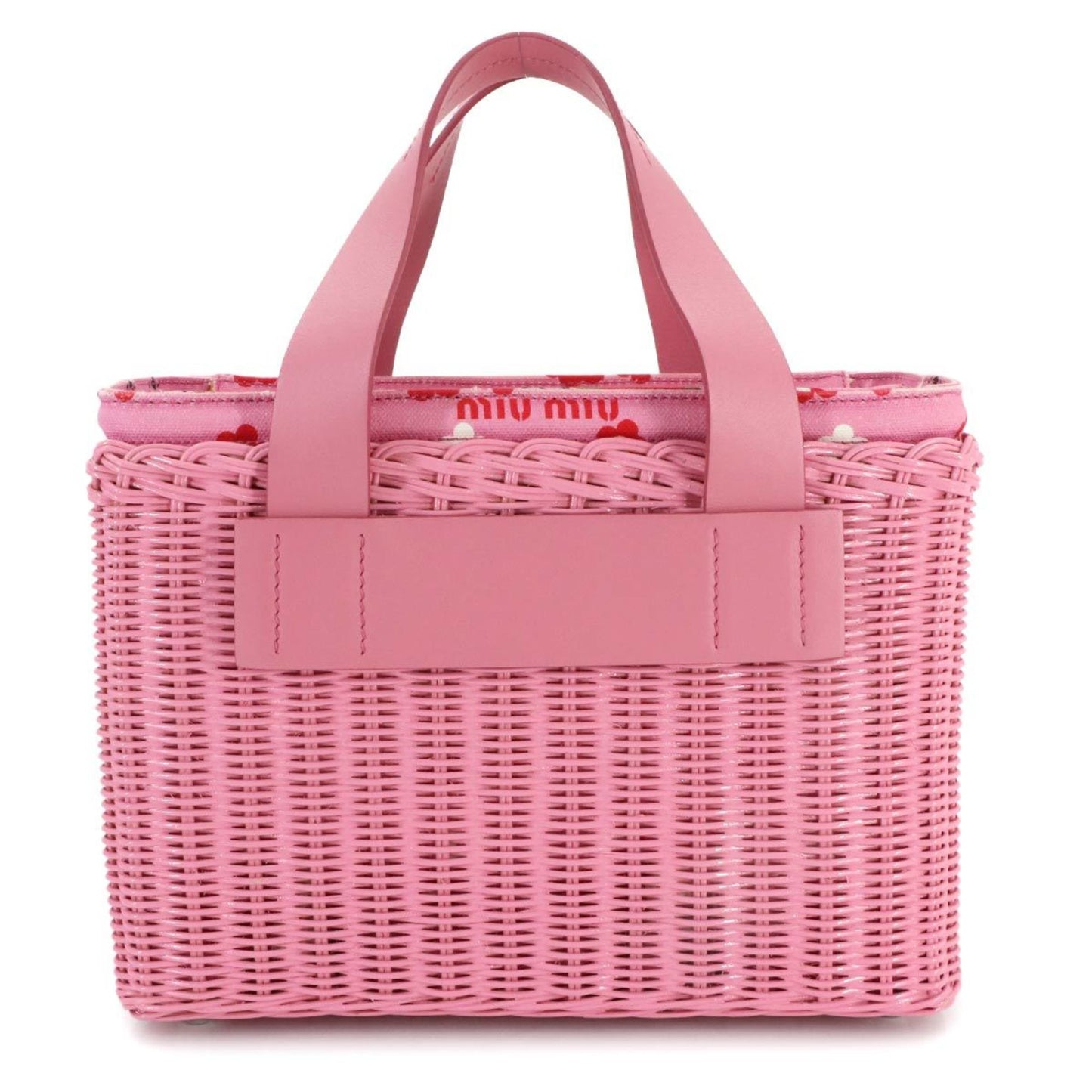 Miu Miu Pink Plastic Canapa