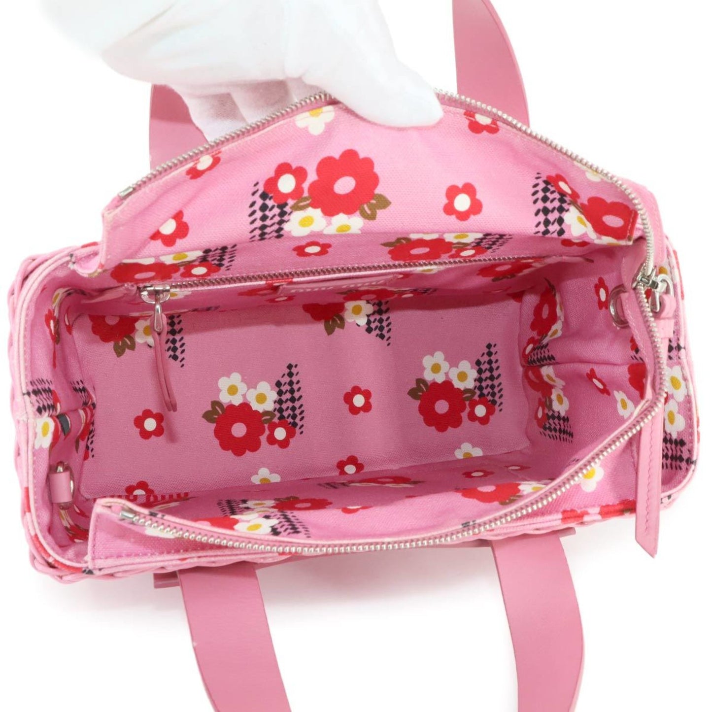 Miu Miu Pink Plastic Canapa