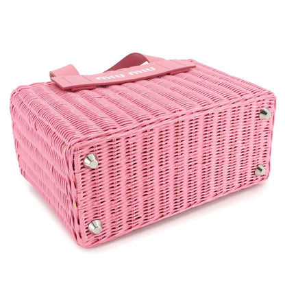 Miu Miu Pink Plastic Canapa