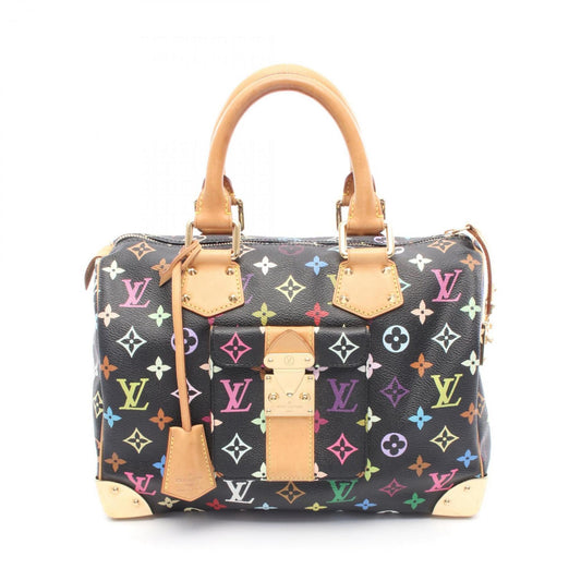 Louis Vuitton Black Canvas Speedy 30