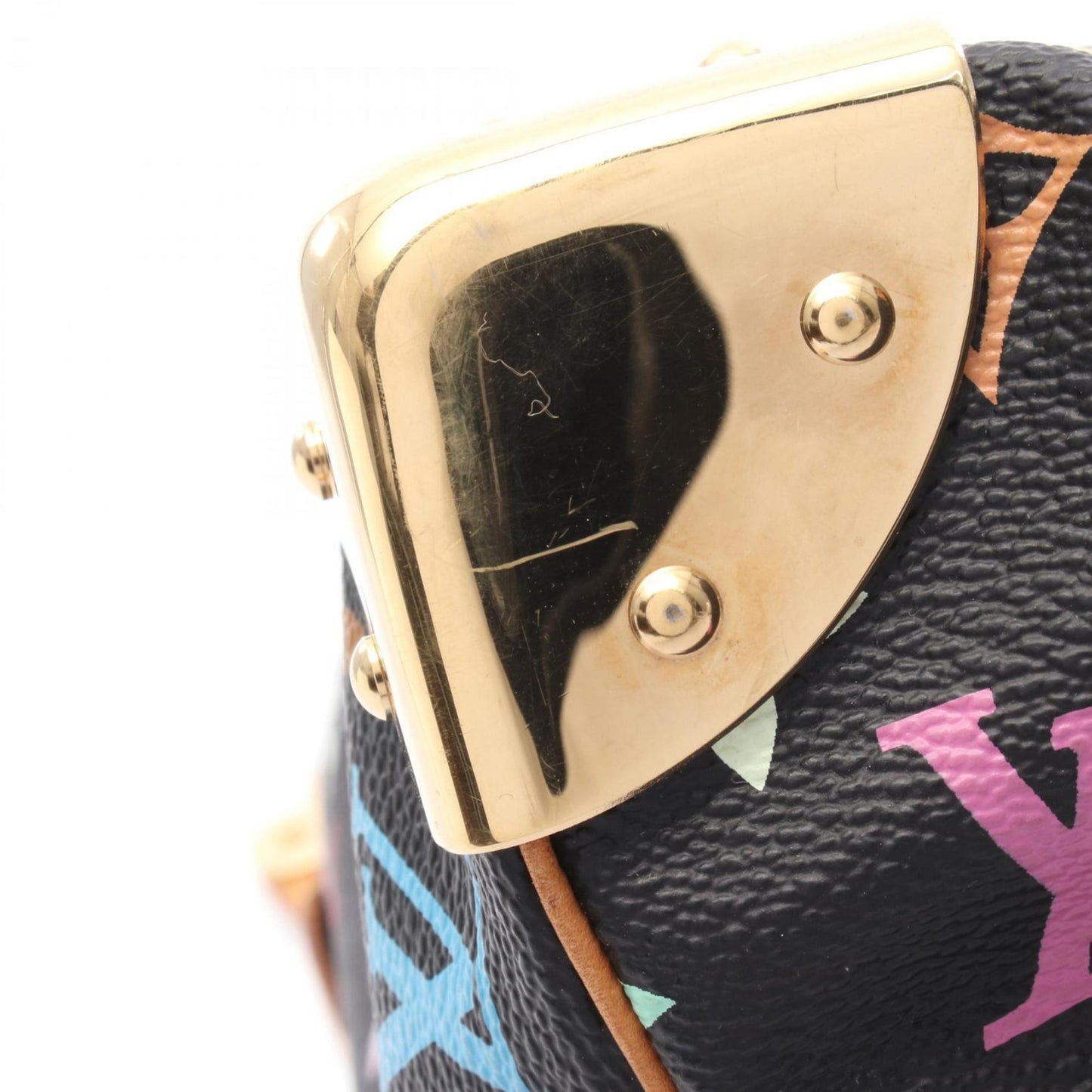 Louis Vuitton Black Canvas Speedy 30