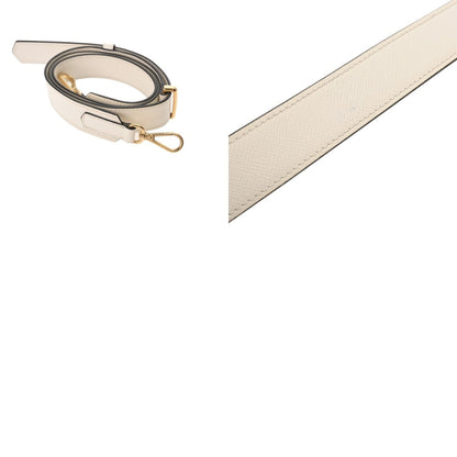 Prada White Leather Saffiano