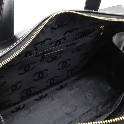 Chanel Black Leather Wild Stitch