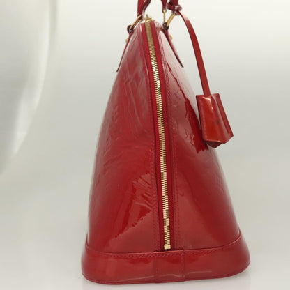 Louis Vuitton Red Patent Leather Alma