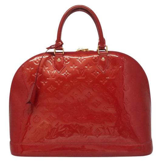 Louis Vuitton Red Patent Leather Alma