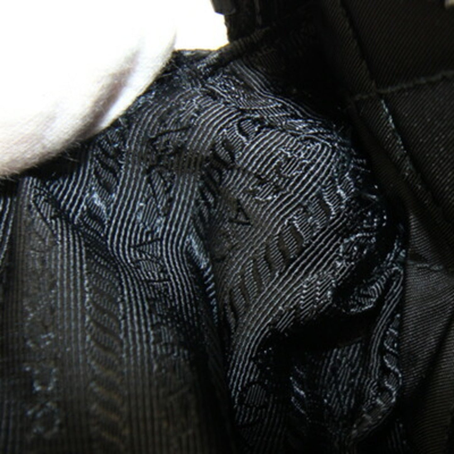 Prada Black Nylon Tessuto