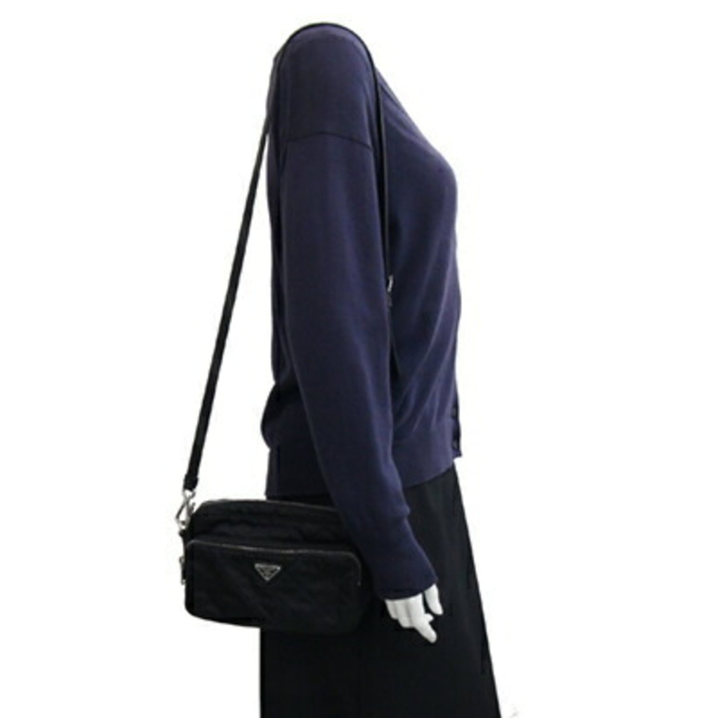 Prada Black Nylon Tessuto