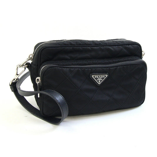 Prada Black Nylon Tessuto