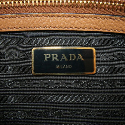 Prada Brown Leather Saffiano