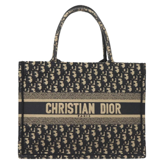 Dior Blue Canvas Book Tote