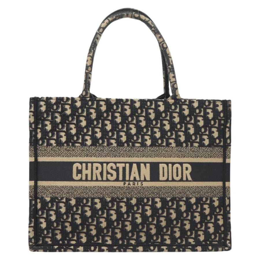Dior Blue Canvas Book Tote