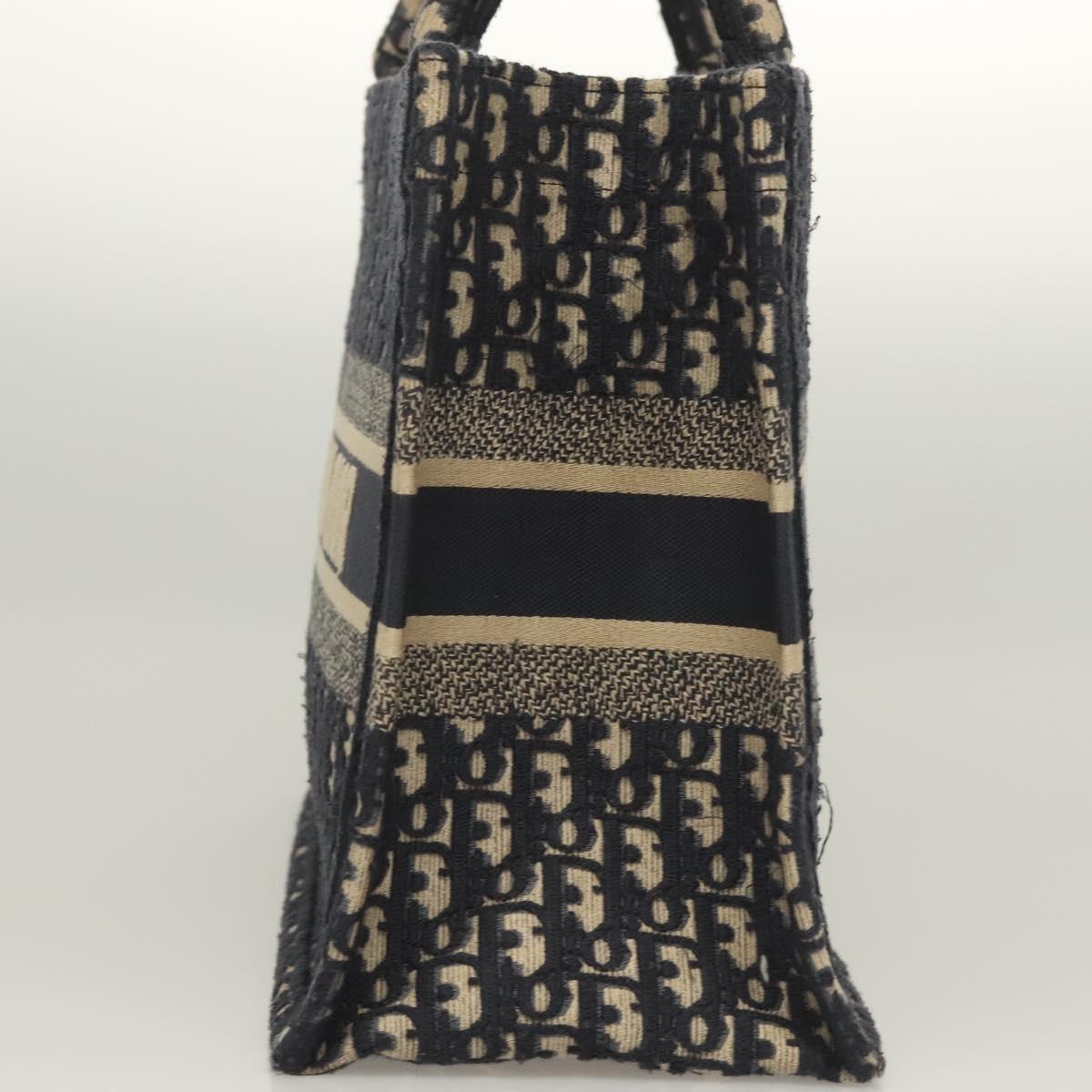 Dior Blue Canvas Book Tote