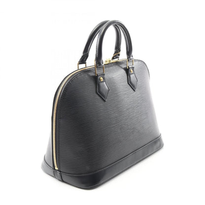Louis Vuitton Black Leather Alma