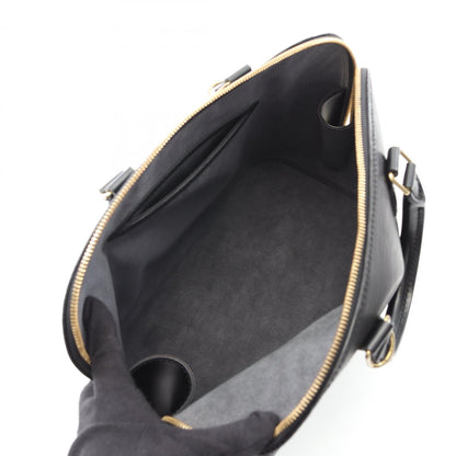 Louis Vuitton Black Leather Alma