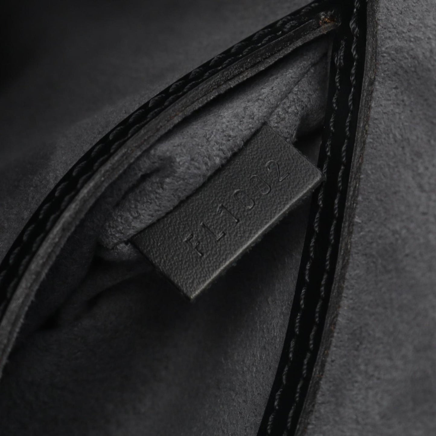 Louis Vuitton Black Leather Alma